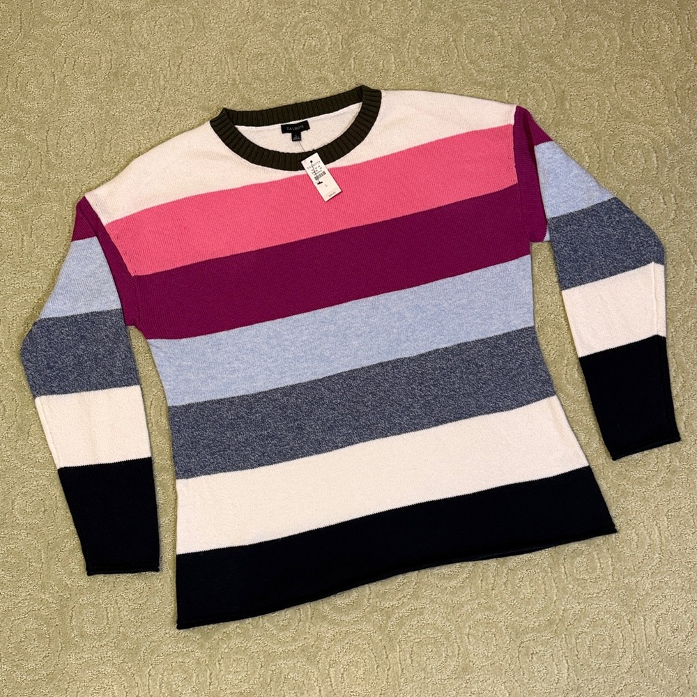 Talbots Super Soft Striped Sweater
